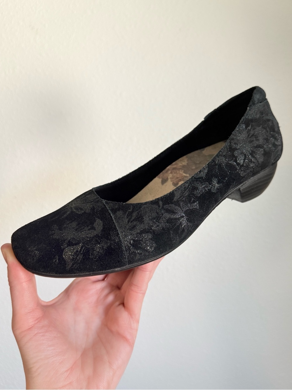 Taos Suede Low Heel Pumps Whimsygoth Retro Feminine
